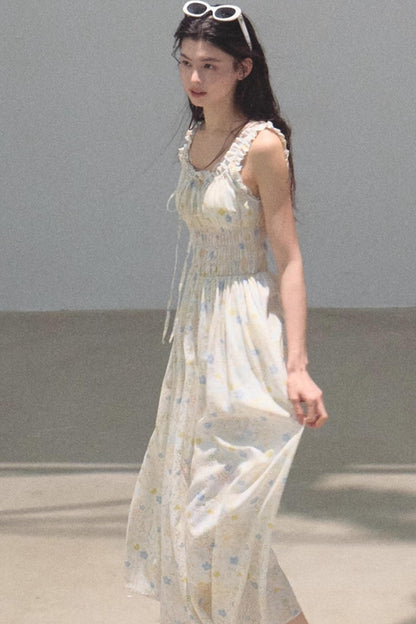 Bubbling Soda Sleeveless Slip Dress