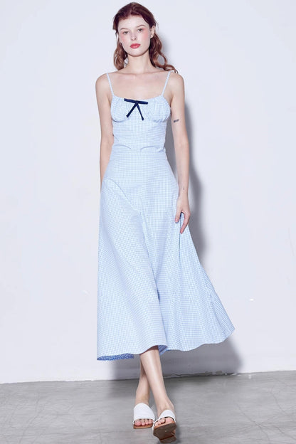 Checkered Sweetheart Summer Skirt Set-Up