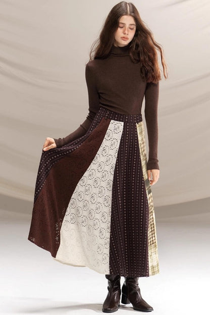 Seamless Wool Turtleneck Sweater