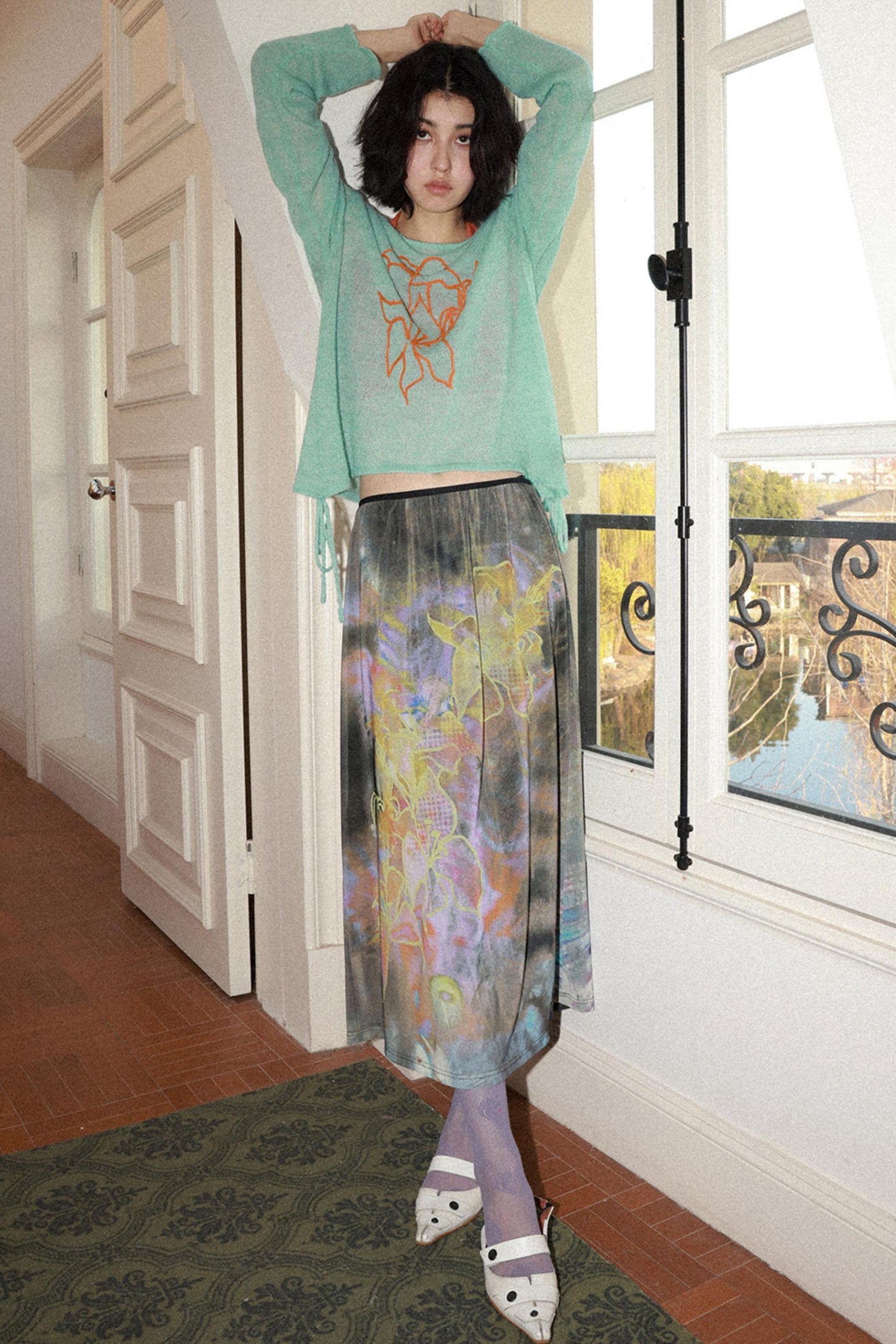 Dawn Dance Mesh Skirt