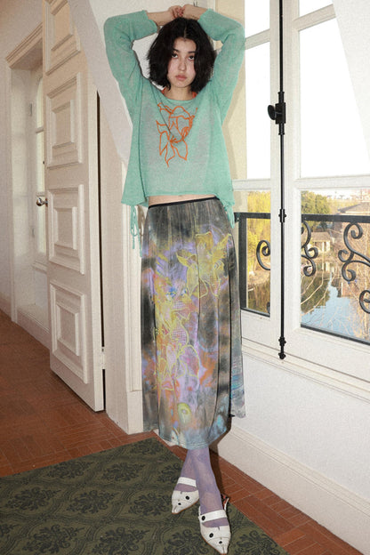 Dawn Dance Mesh Skirt