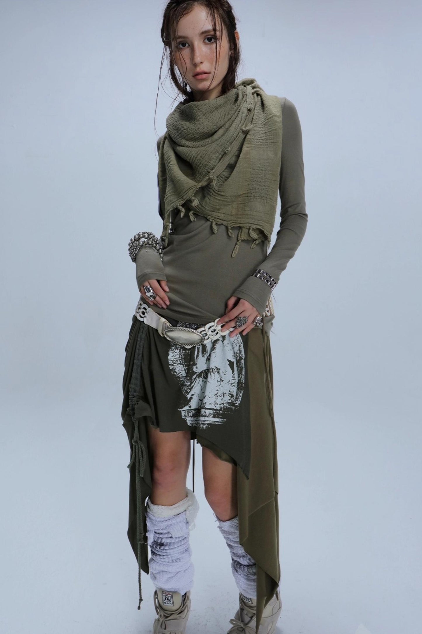 Autumn Original Fringe Wrap Skirt