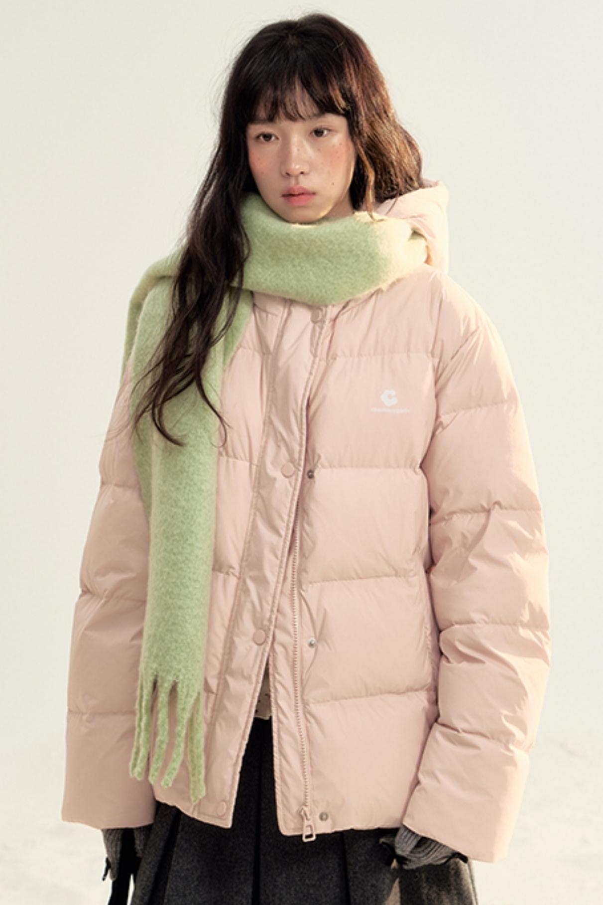 Winter Essential White Duck Down Jacket