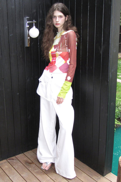 Midsummer Vintage Stretch Mesh Vest