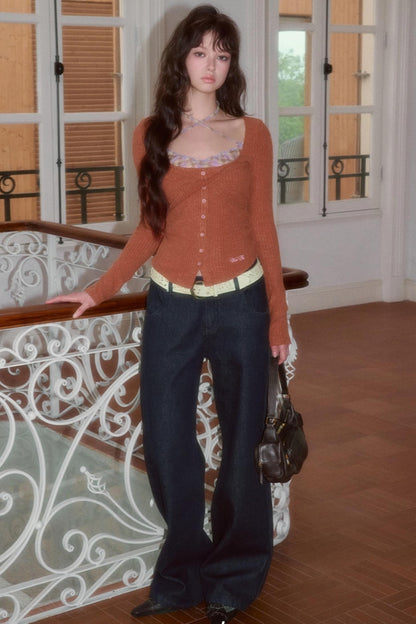 Contrasting Halterneck T-Shirt