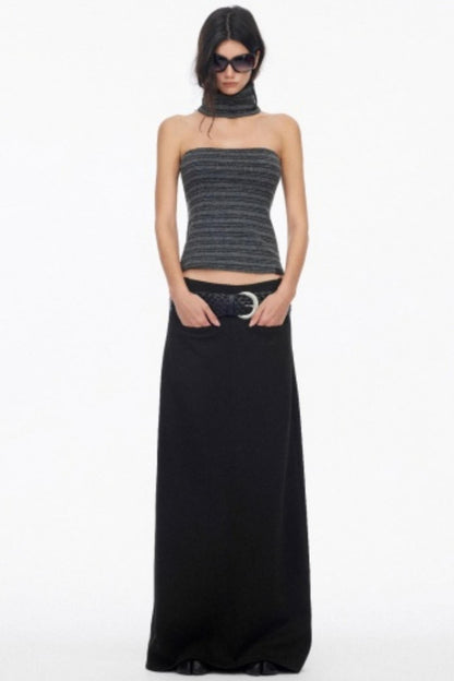 Versatile Slimming Straight Skirt