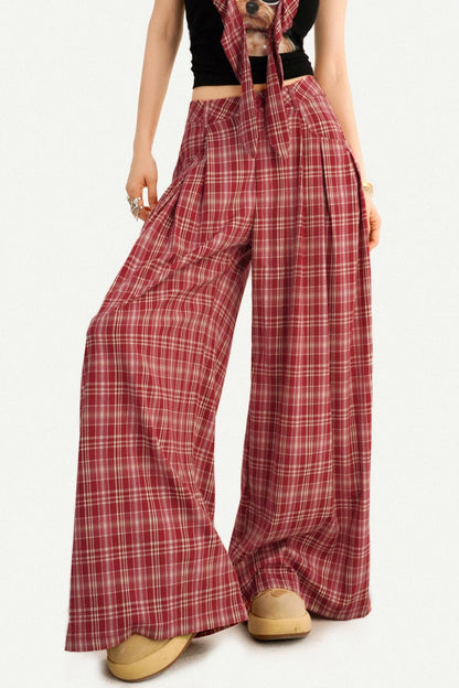 Sweet Spicy Plaid Vest Set-Up