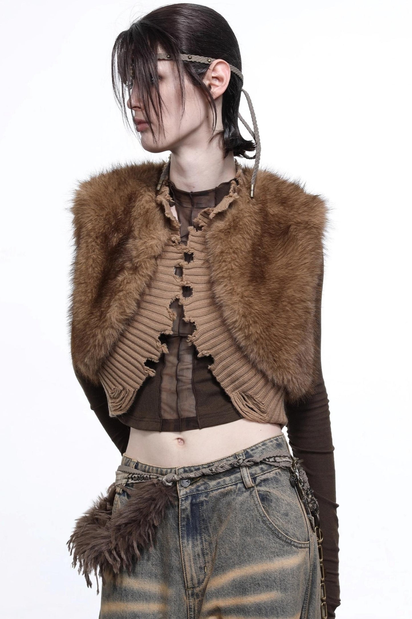 Warm Knitted Wool Vest