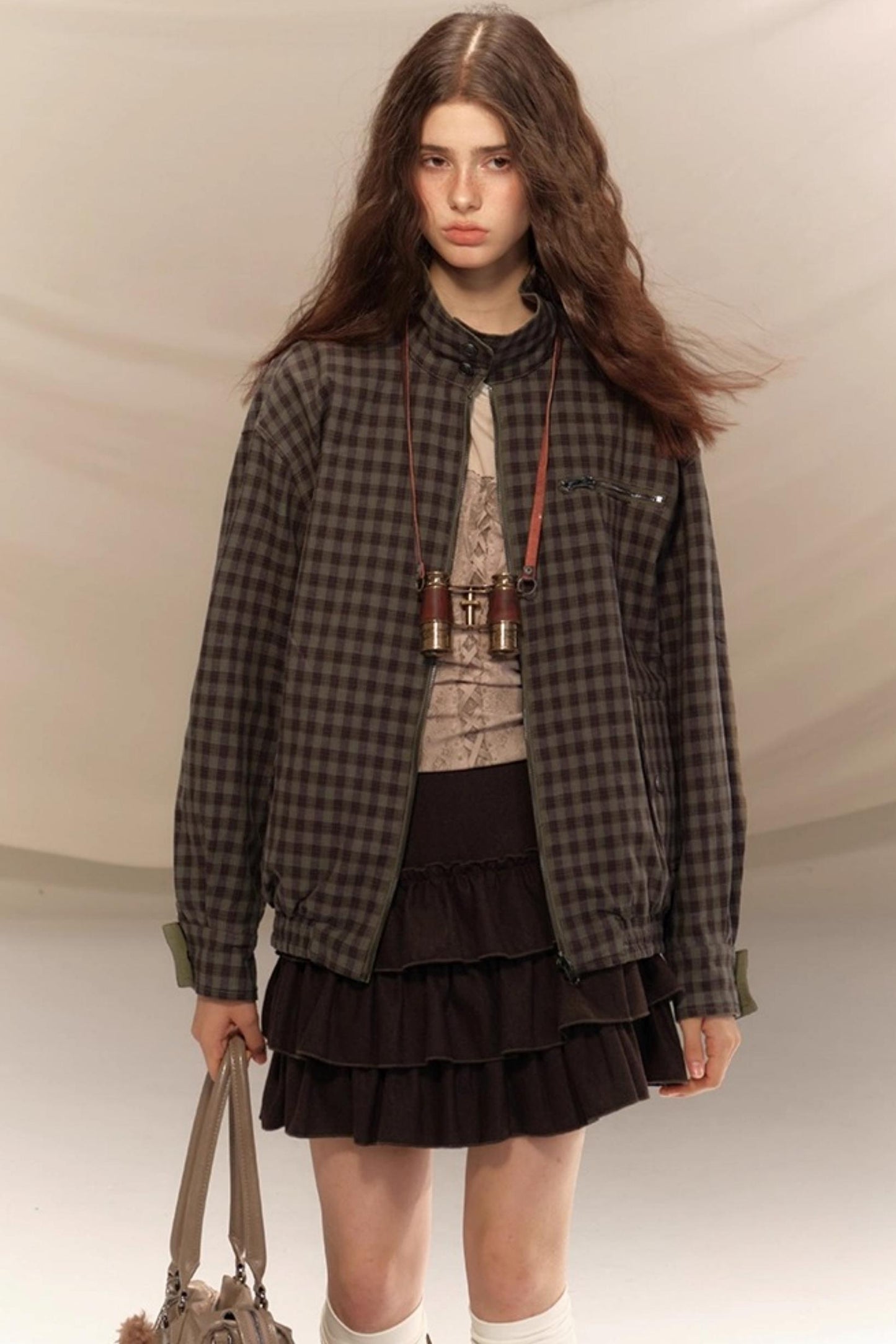 Winter Wool High-Waisted Skirt