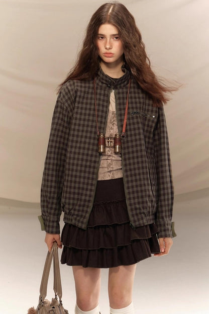 Winter Wool High-Waisted Skirt