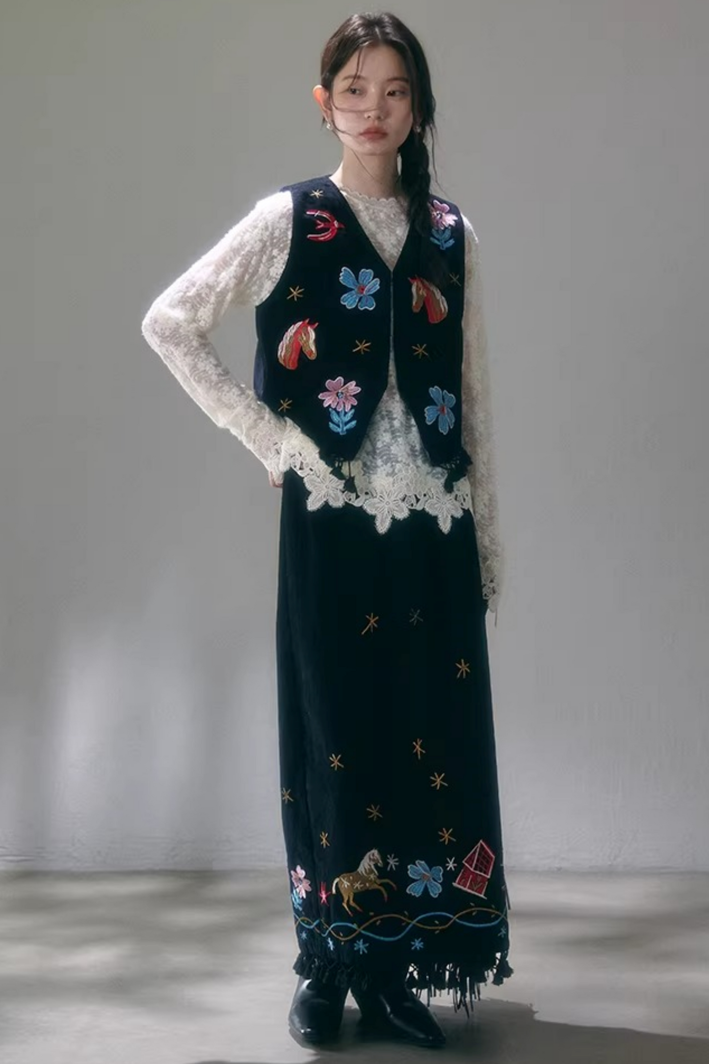 Delicate Lace Trim Top