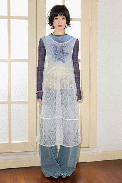 Misty Starfish Lace Dress