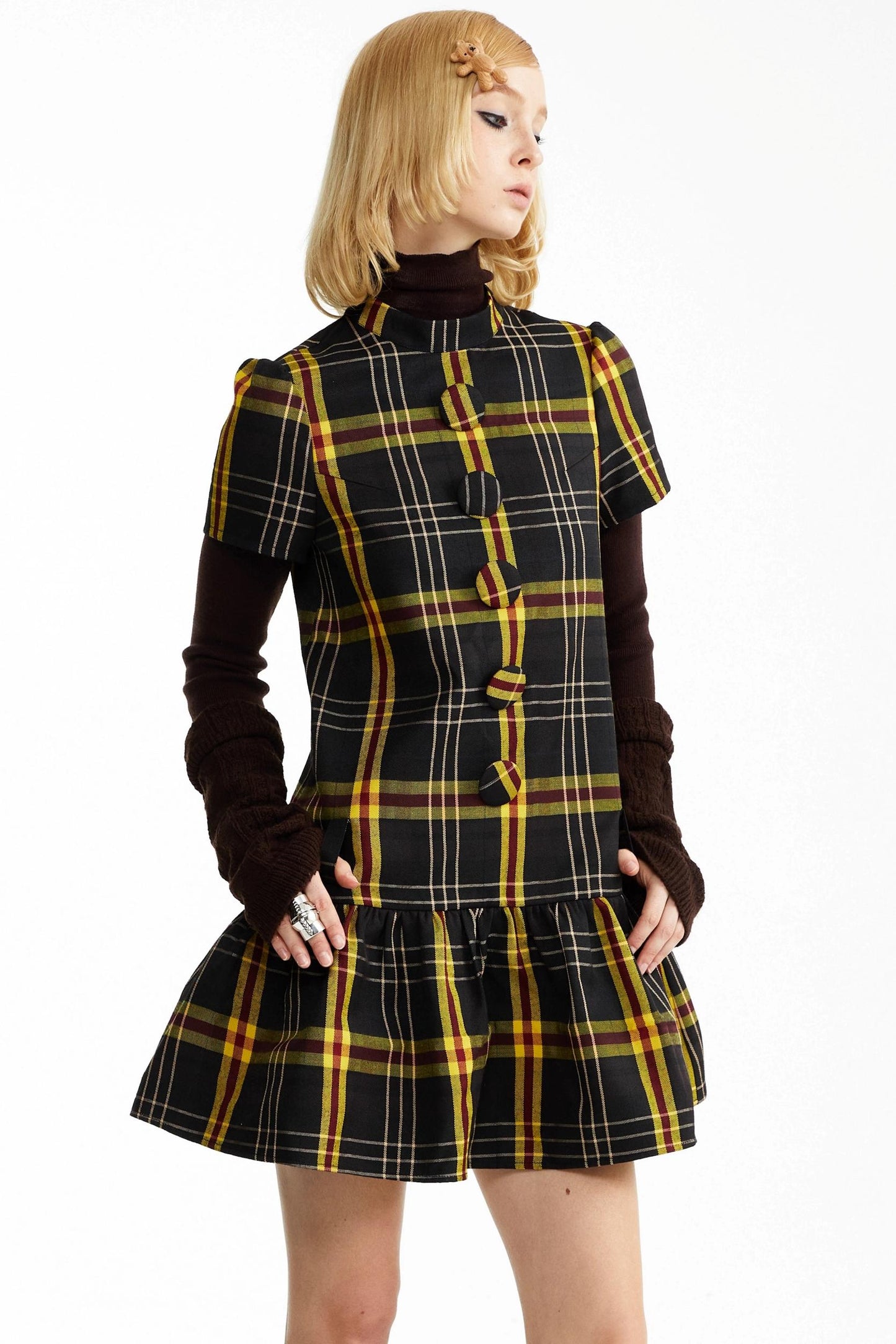 Fall Check Dress