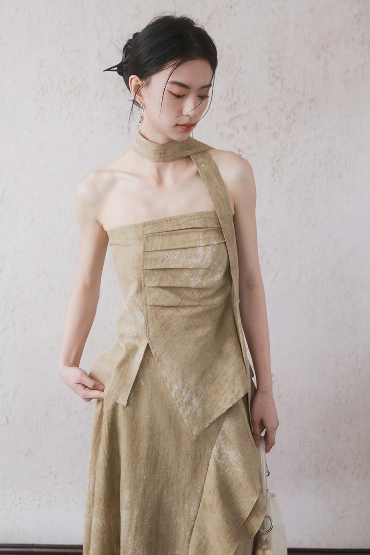 Oat-Dyed Lotus Leaf Ribbon Set