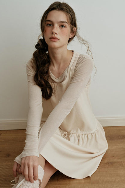 Light Tencel Wool Crew Neck T-Shirt