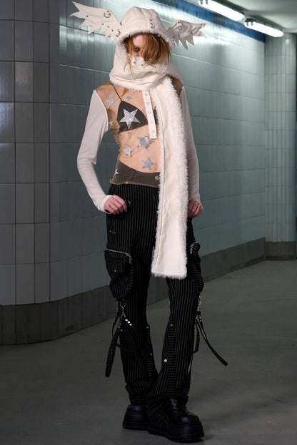 Angel Wings Cover-up Hat Scarf