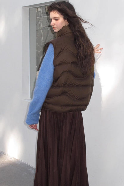 Moonlight Irregular Down Vest