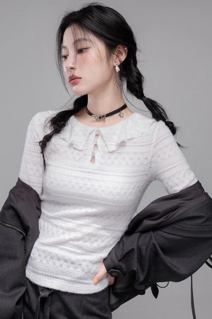 Morning Gray Patchwork Hooded Jacket Set