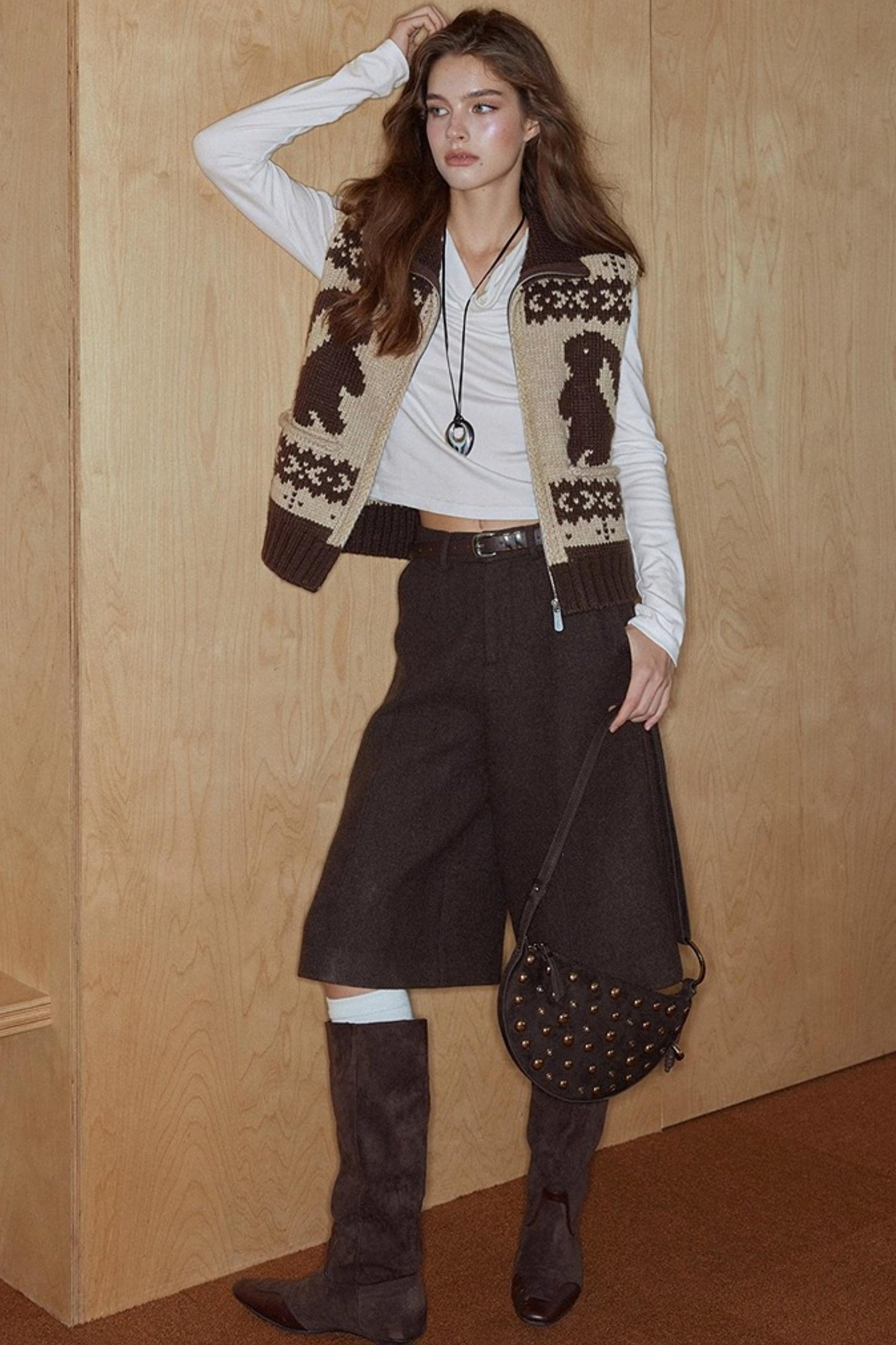 Rabbit Wool Cardigan