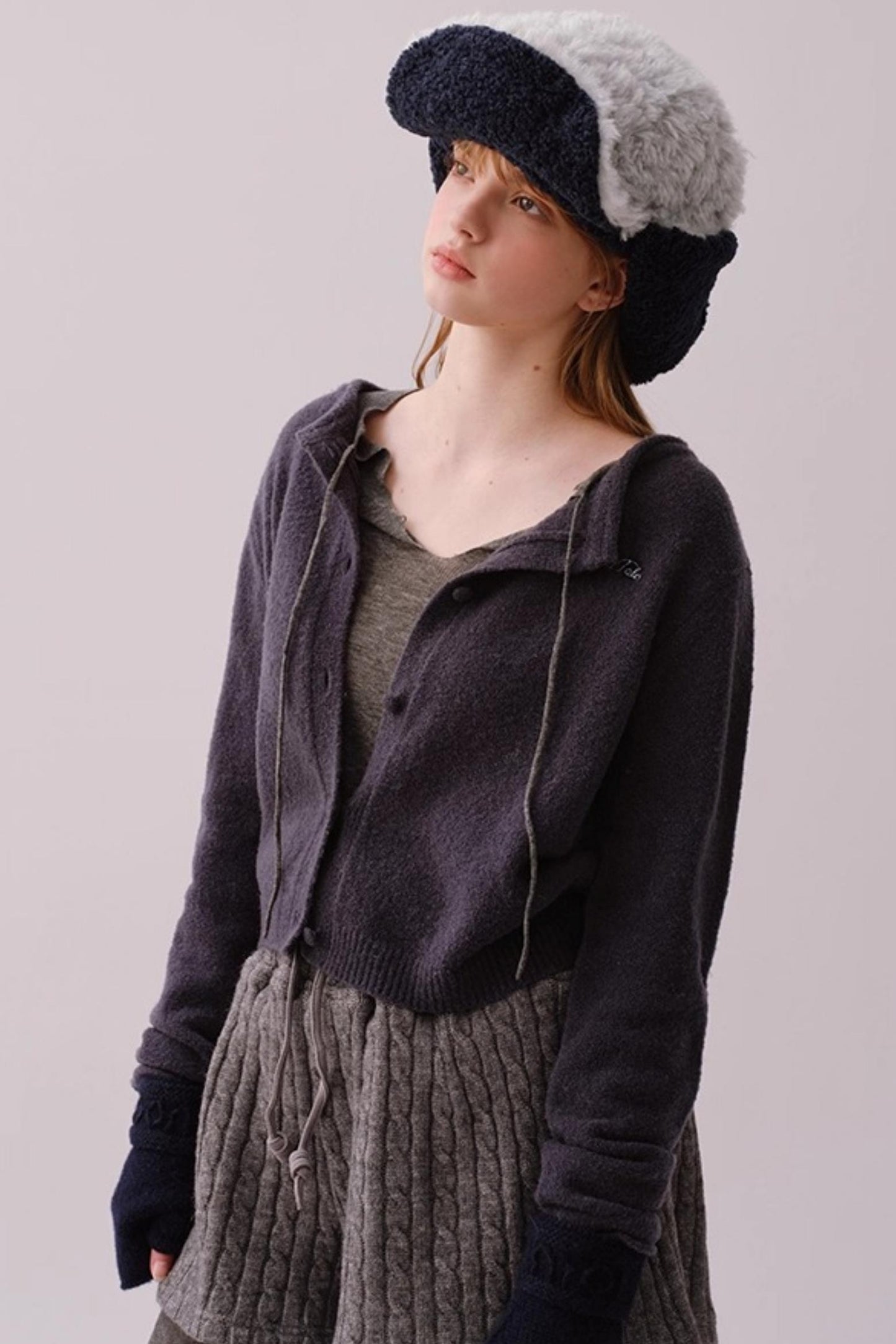 Water-Soluble Wool Knitted Top