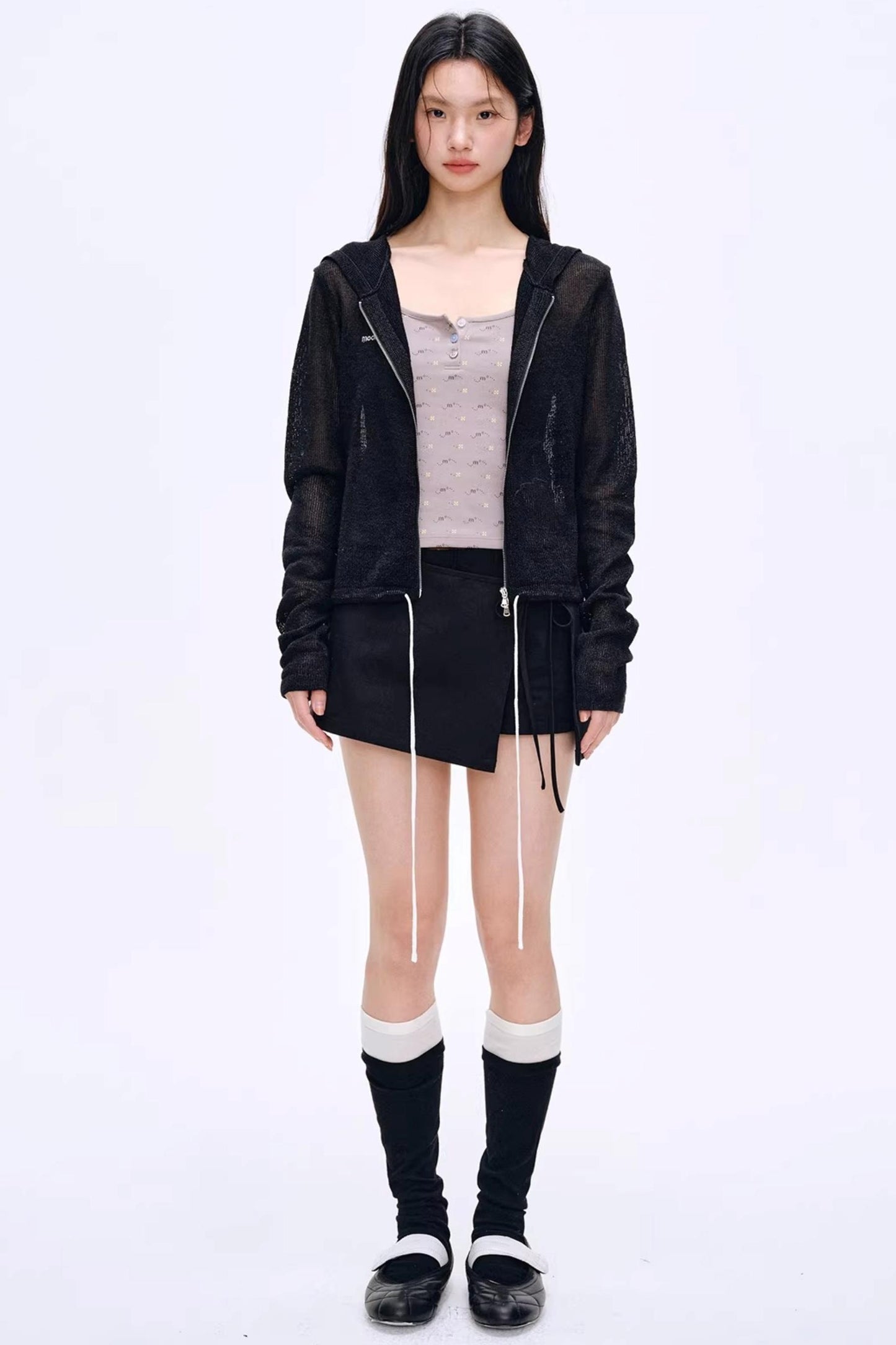 Misty Shanye Embroidered Cardigan Top