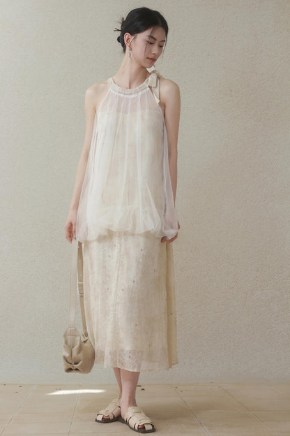Summer Cloud Mesh Dress