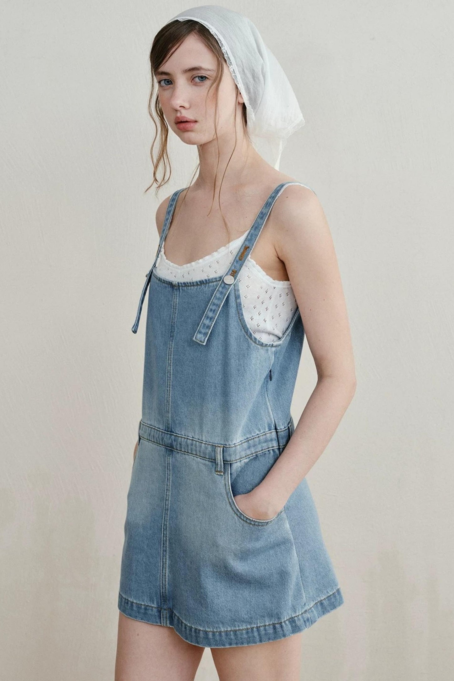 Sea Salt Retro Denim Dress
