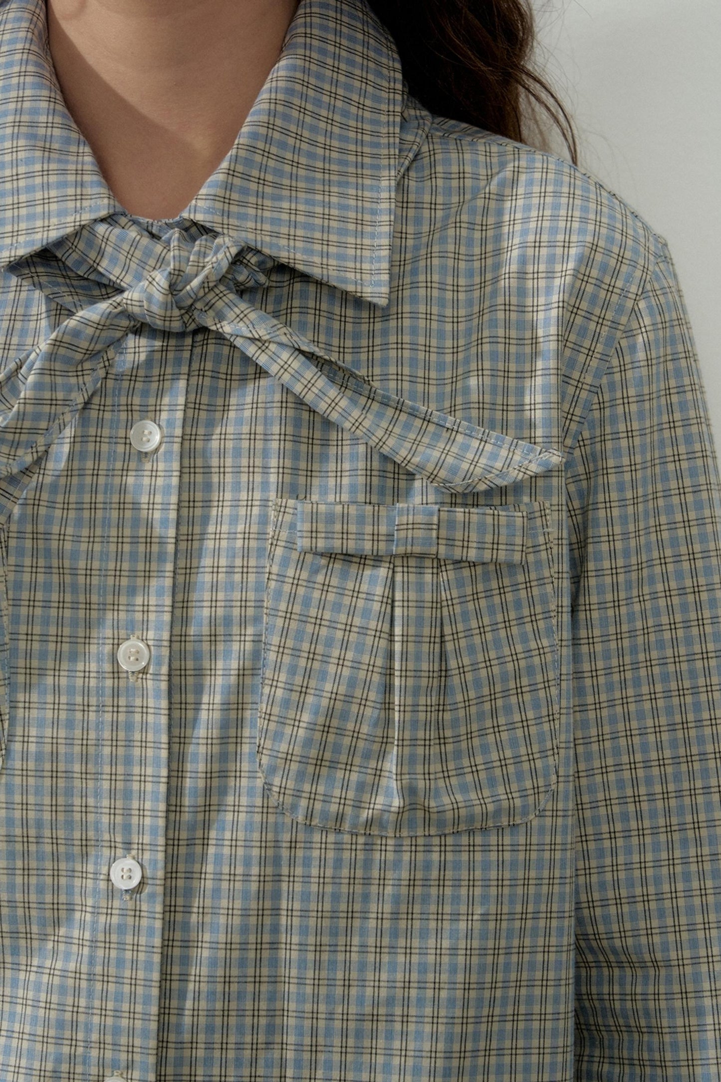 College Style Check Shirt