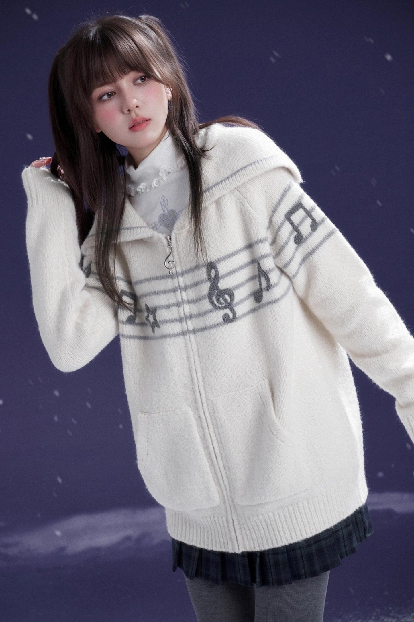 Sweet Cool Lapel Sweater