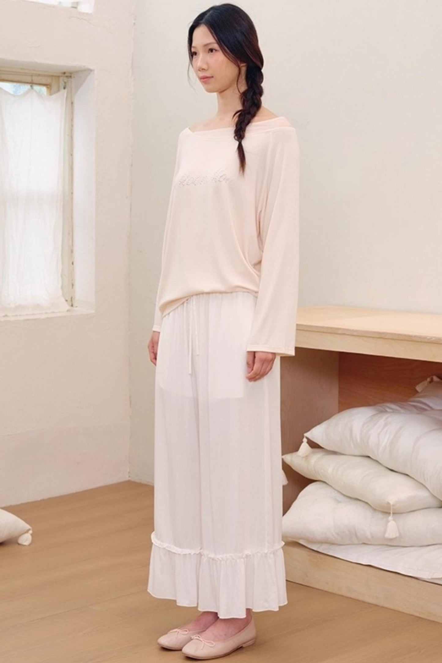 Breeze Elastic Waist Slimming Pants