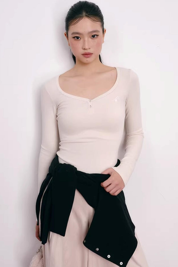 Spring in Seoul V-Neck Top