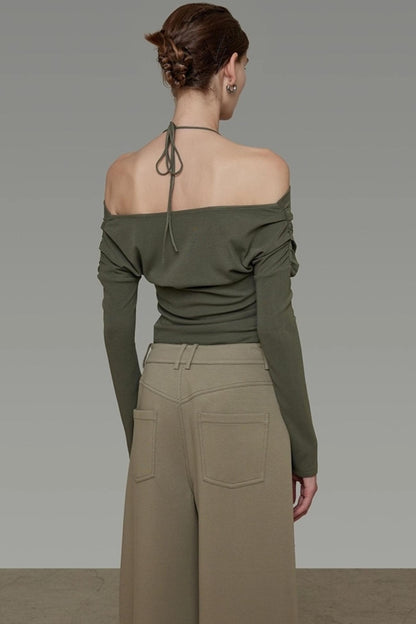 Autumn Knitted versatile high-end Top