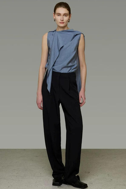 High-End Versatile Ribbon Top