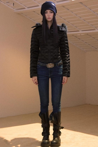 Winter Fur Collar Down Jacket