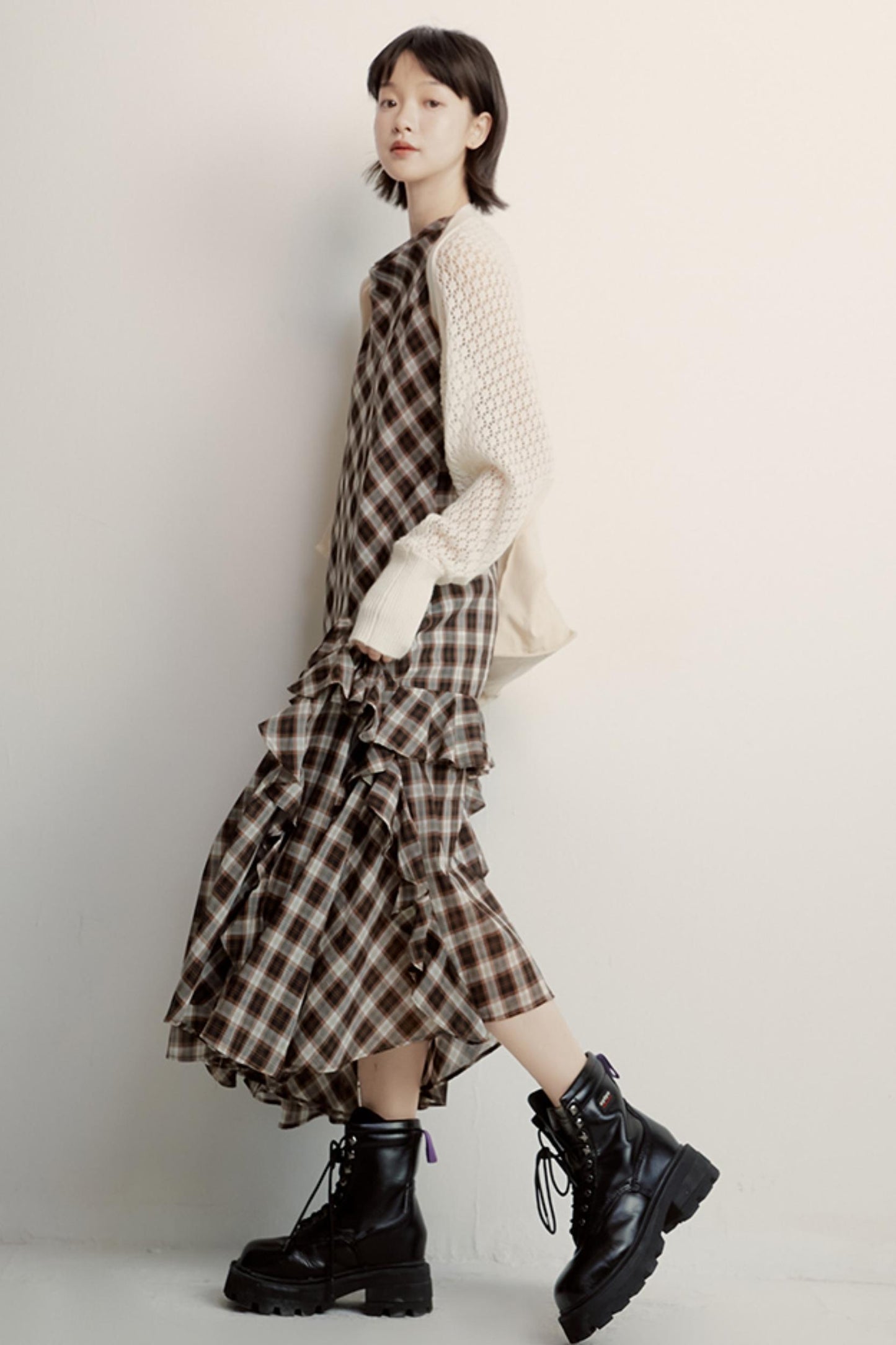 Cream Jacquard Cardigan