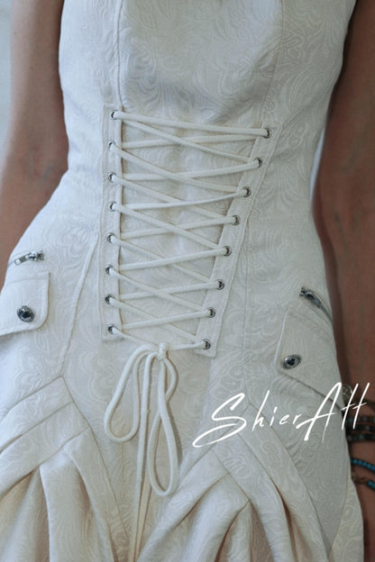 Stand-Up Collar Dress