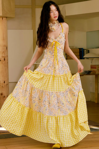 Sunshine Halter Dress