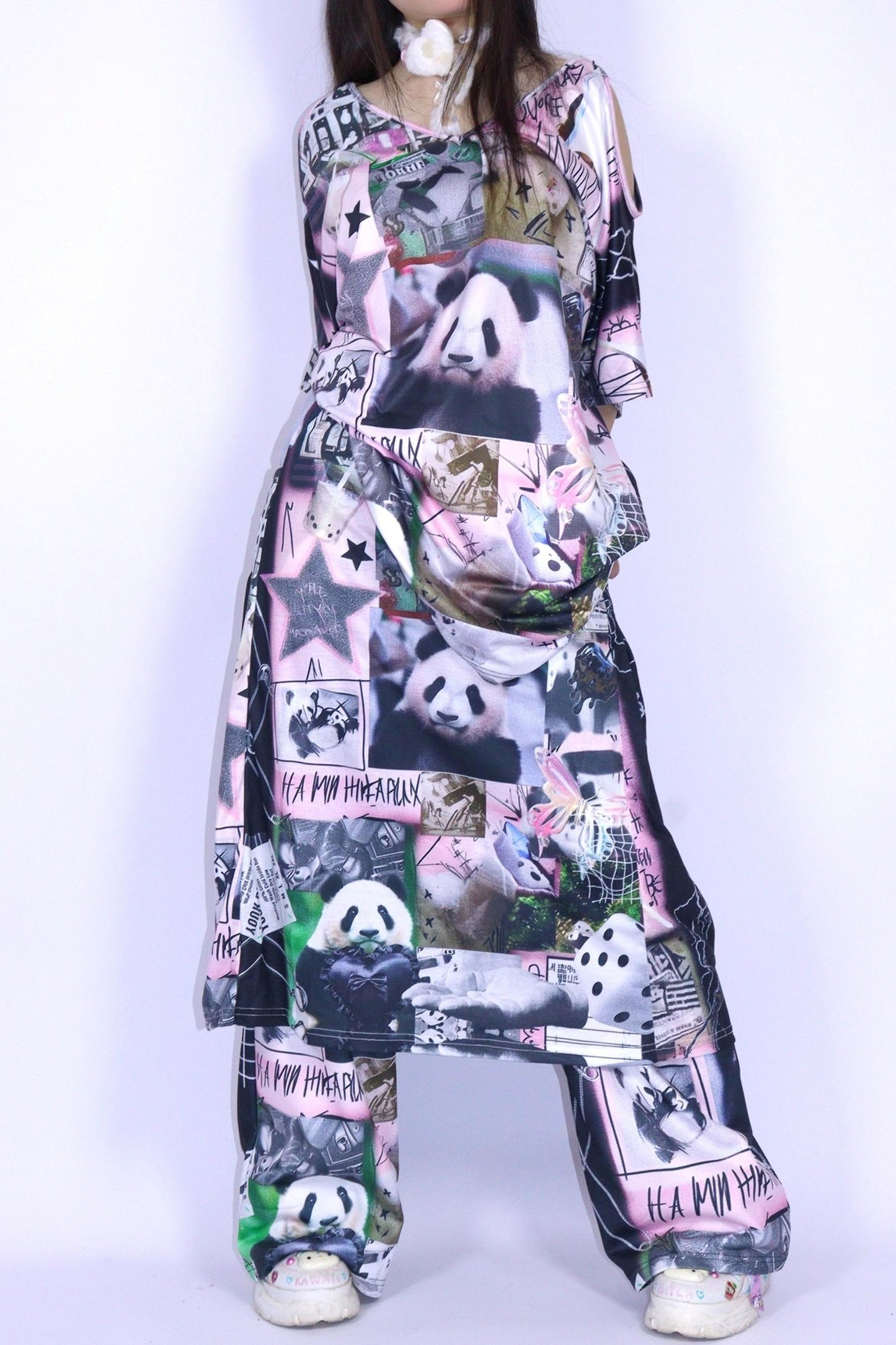 Panda Stitchwork T-Shirt