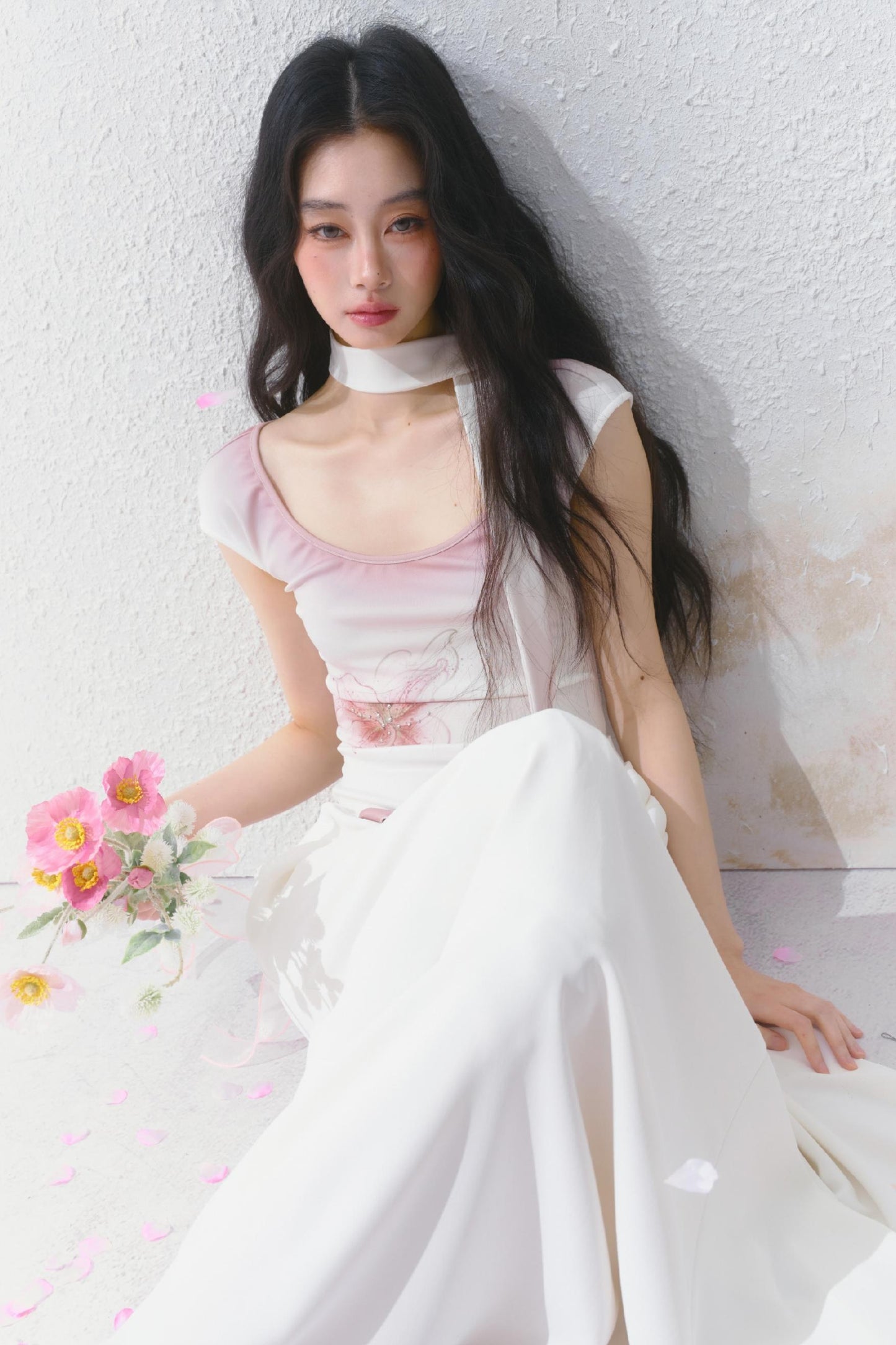 Elegance Tantalum Print Dress