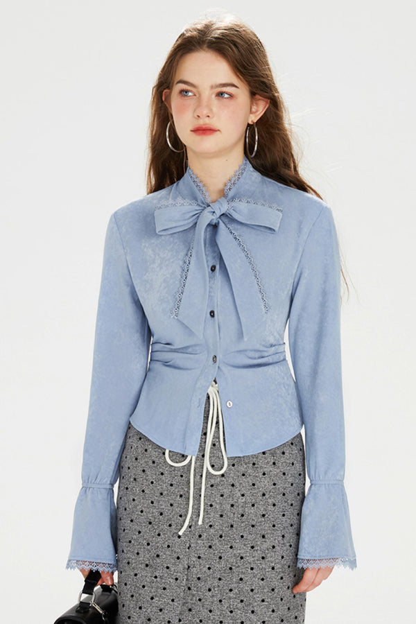 Pocket Accent Tweed Skirt Set-Up