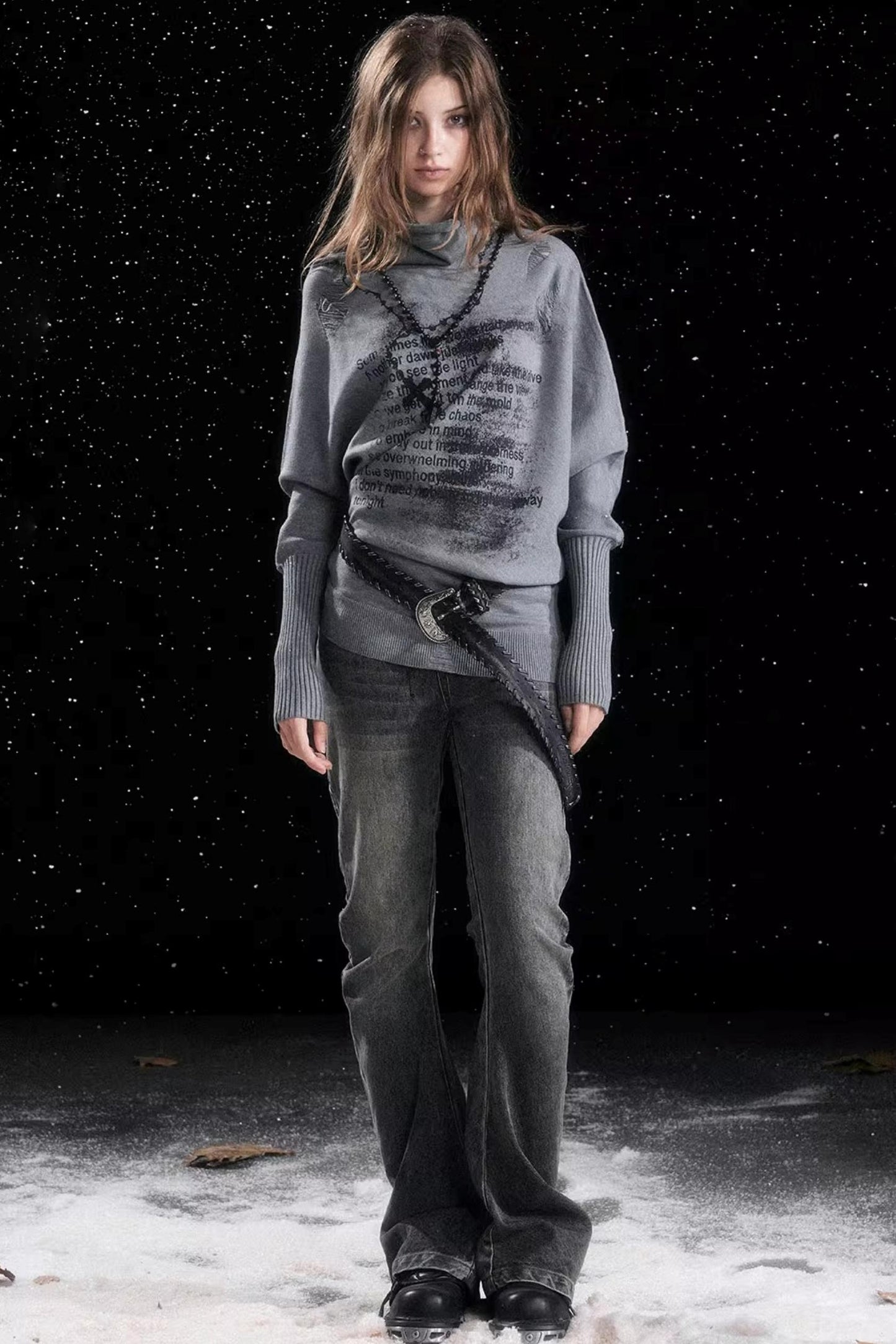 Versatile Vintage Leather Pleated Pants