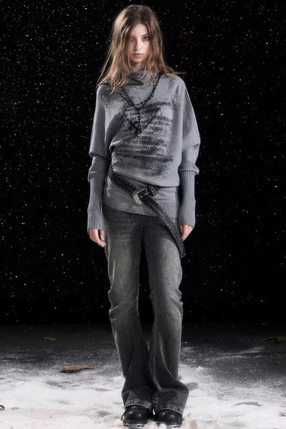 Versatile Vintage Leather Pleated Pants