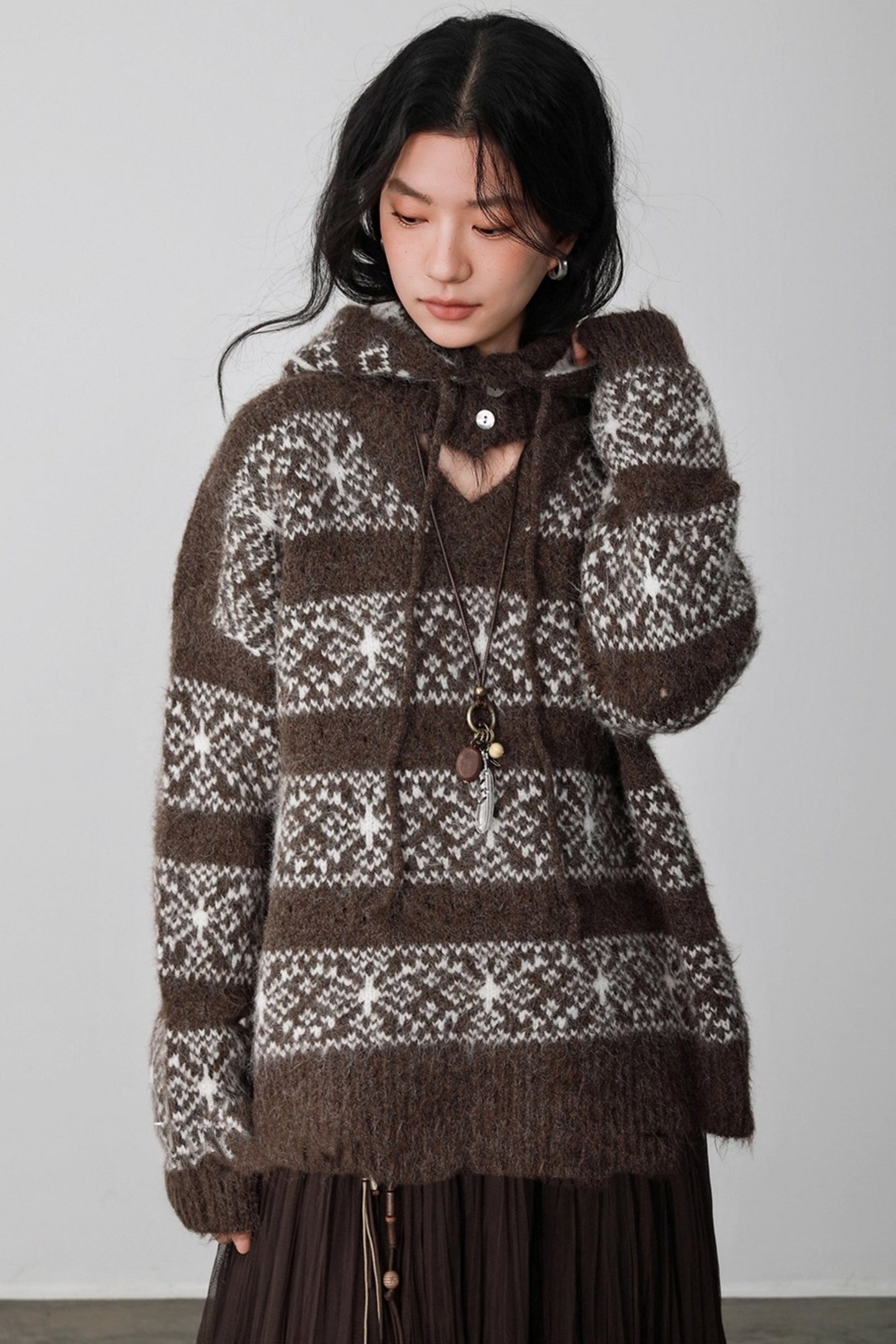Fair Isle Latte Sweater