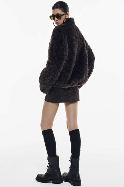 Chenille Velvet Hip Skirt