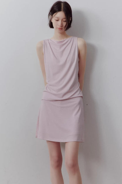 Draped Off-Shoulder Slimming Top