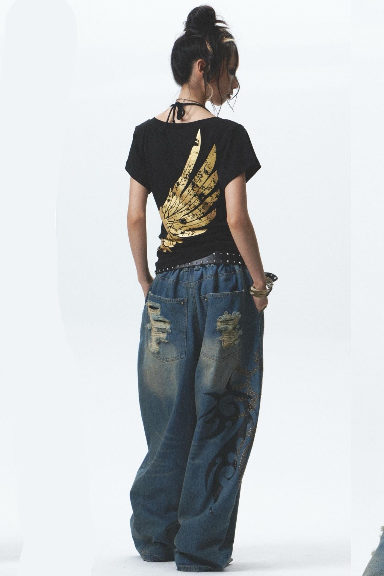 Battle Damage Angel Tee