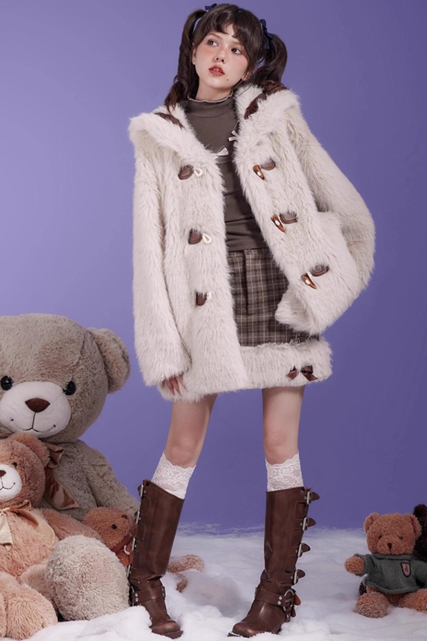 Little Bear Faux Fur Coat