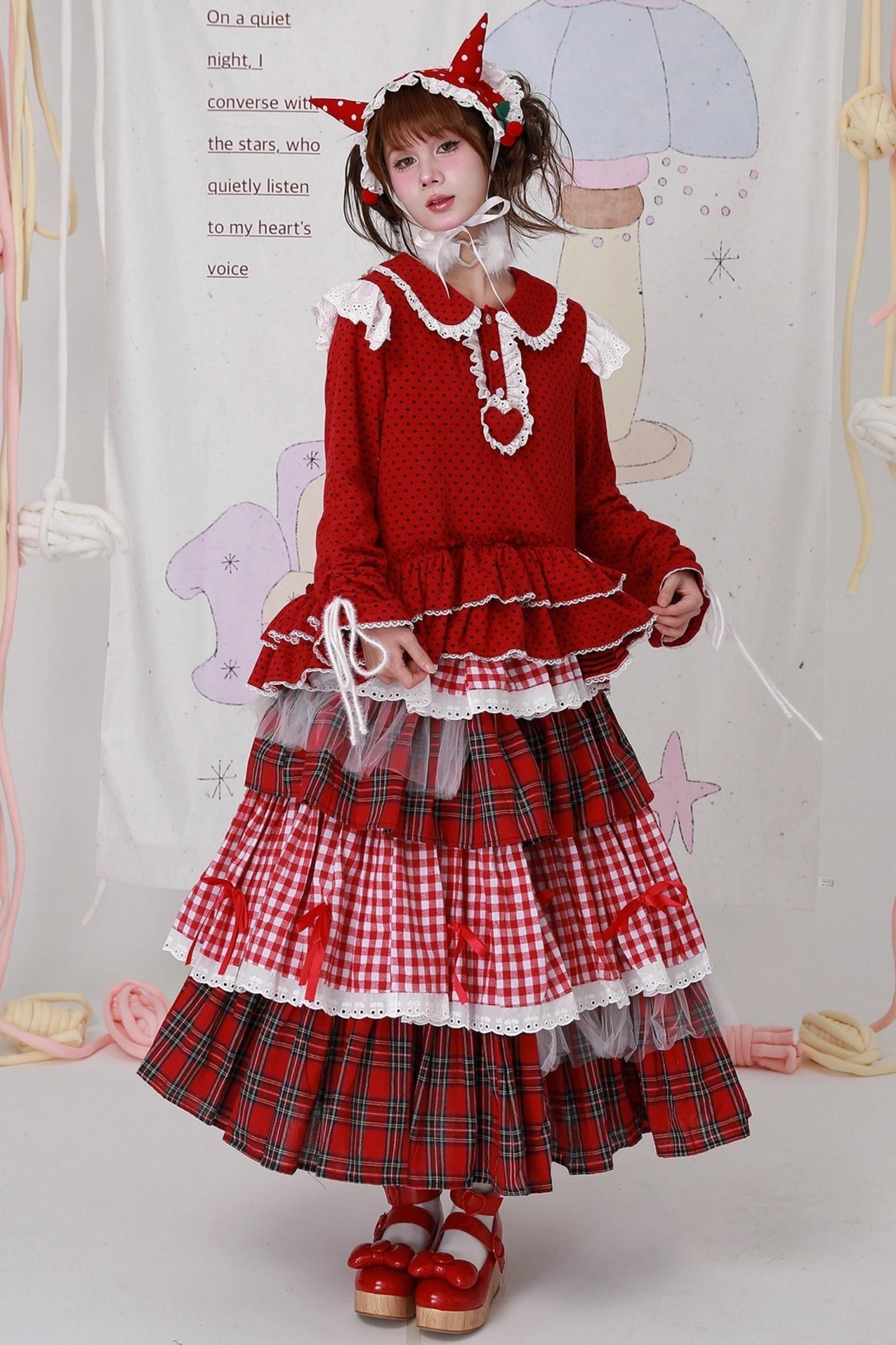 Christmas Girl Fleece Top