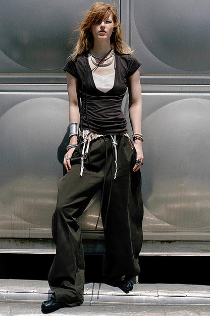 Lace Layered Bra Two-Piece Wear Top