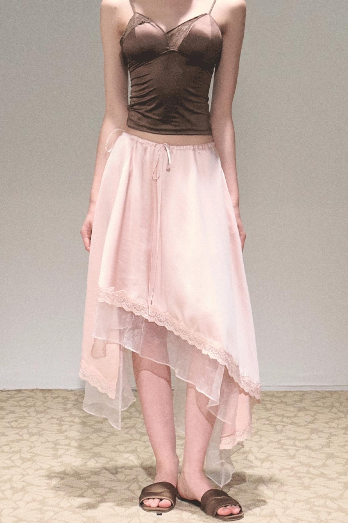 Naia Organ Acetate Skirt